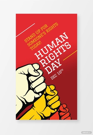 International Human Rights Day Whatsapp Template