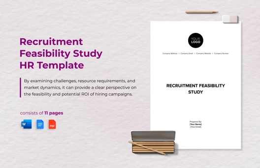 Recruitment Feasibility Study HR Template