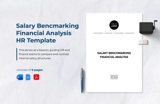 Salary Benchmarking Financial Analysis HR Template