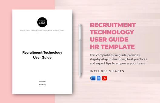 Recruitment Technology User Guide HR Template Recruitment Technology User Guide HR Template