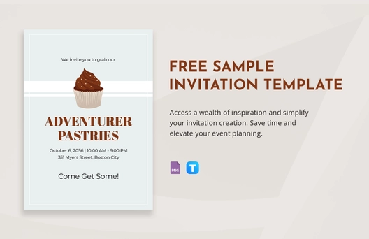 Sample Invitation Template