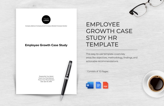 Employee Growth Case Study HR Template