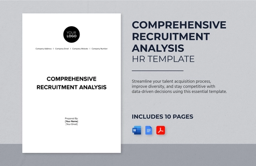 Comprehensive Recruitment Analysis HR Template Comprehensive Recruitment Analysis HR Template