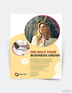 Advertising Consultant Flyers Template