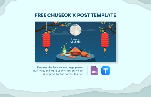 Chuseok WhatsApp Post Template