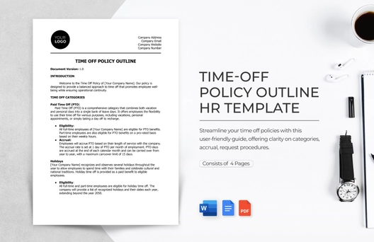 Time-Off Policy Outline HR Template