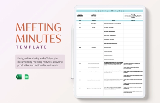 Meeting Minutes Template