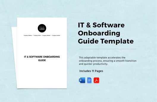 IT & Software Onboarding Guide HR Template IT & Software Onboarding Guide HR Template