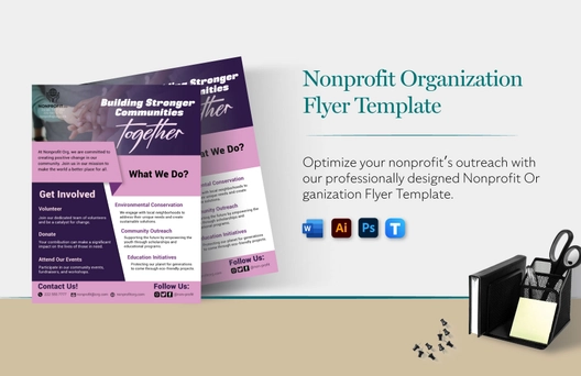 Nonprofit Organization Flyer Template