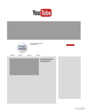 National Day of Prayer YouTube Profile Photo Template