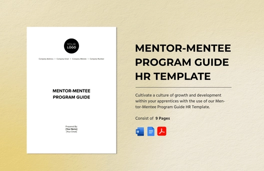 Mentor-Mentee Program Guide HR Template Mentor-Mentee Program Guide HR Template