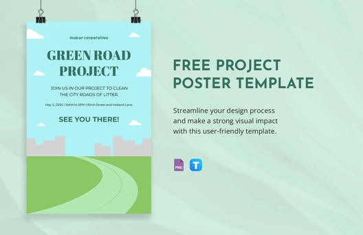 Free Project Poster Template