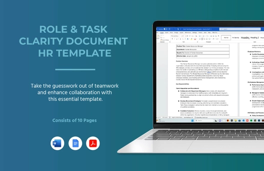 Role & Task Clarity Document HR Template Role & Task Clarity Document HR Template