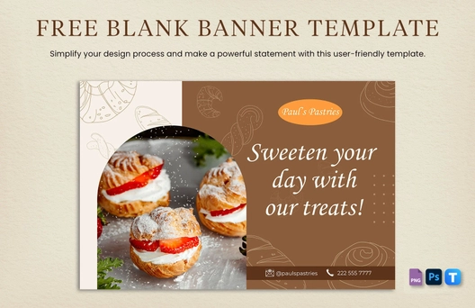 Blank Banner Template