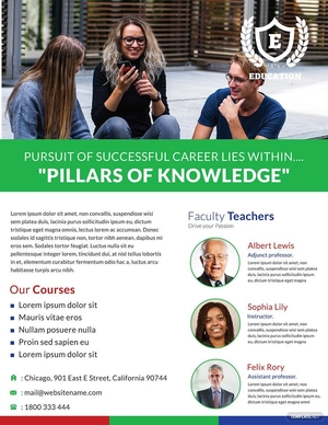 Modern Education Flyer Template