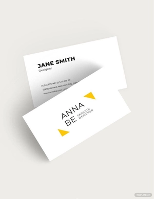 Fashion Designer Business Card Template