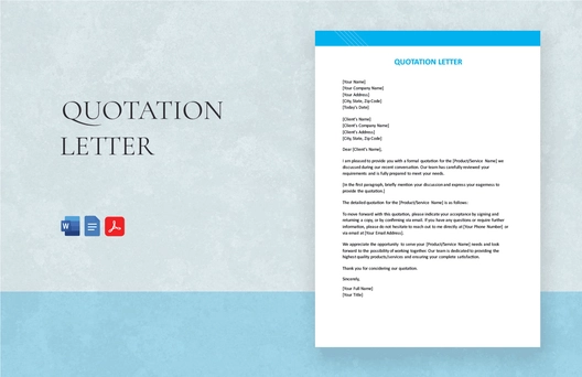 Quotation Letter