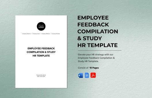 Employee Feedback Compilation & Study HR Template