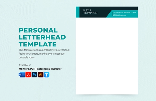 Personal Letterhead Template