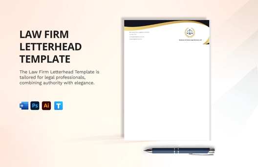 Law Firm Letterhead Template