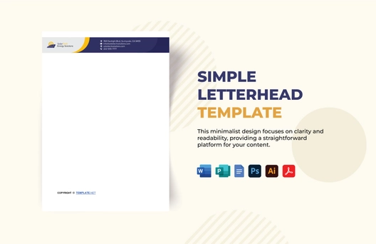 Simple Letterhead Template