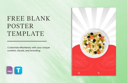 Blank Poster Template