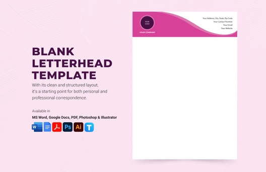 Blank Letterhead Template
