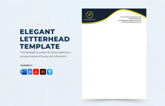 Elegant Letterhead Template