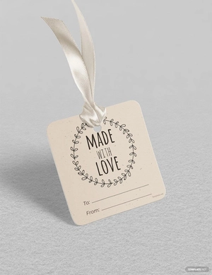 Food Gift Label Template