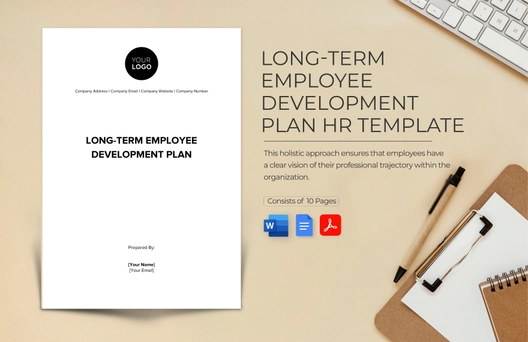 Long-term Employee Development Plan HR Template