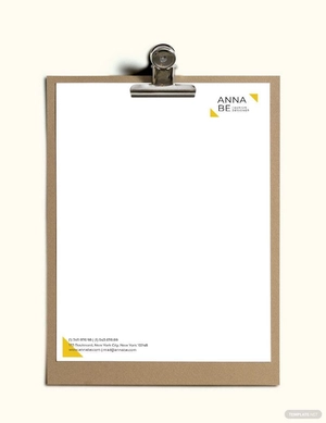 Fashion Designer Letterhead Template