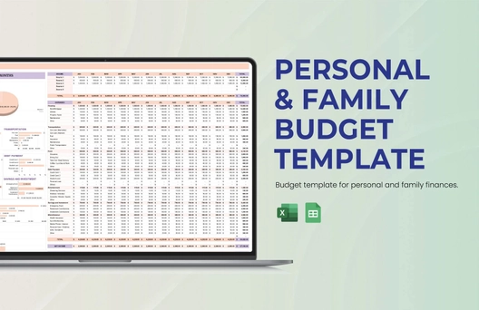 Personal & Family Budget Template