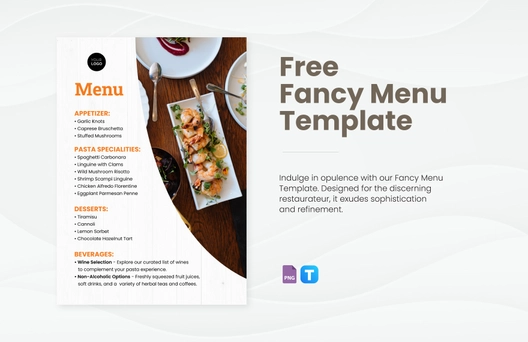 Fancy Menu Template