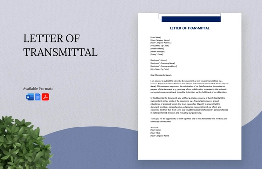 Letter Of Transmittal