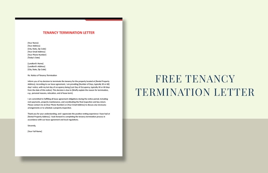 Tenancy Termination Letter