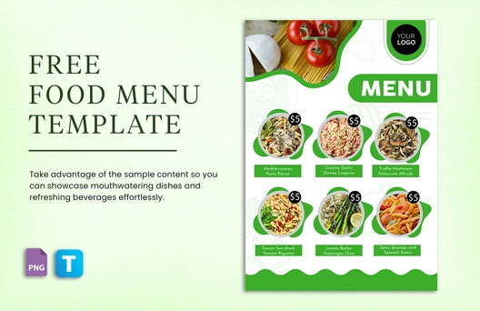 Food Menu Template