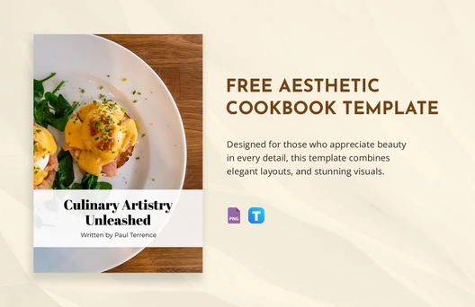 Aesthetic Cookbook Template