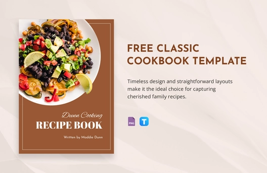 Classic Cookbook Template