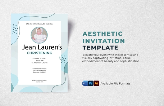 Aesthetic Invitation Template
