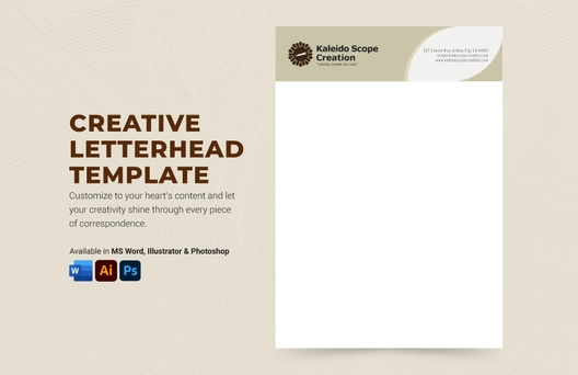Creative Letterhead Template