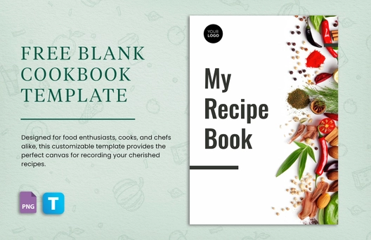 Blank Cookbook Template