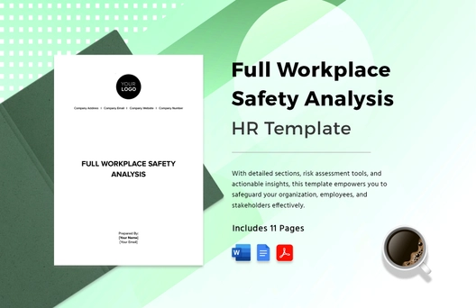 Full Workplace Safety Analysis HR Template Full Workplace Safety Analysis HR Template