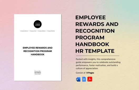 Employee Rewards and Recognition Program Handbook HR Template Employee Rewards and Recognition Program Handbook HR Template
