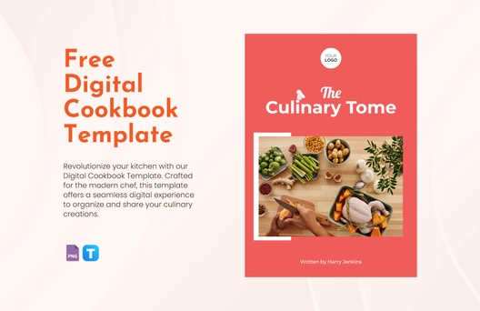 Digital Cookbook Template
