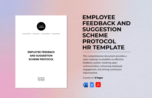 Employee Feedback and Suggestion Scheme Protocol HR Template