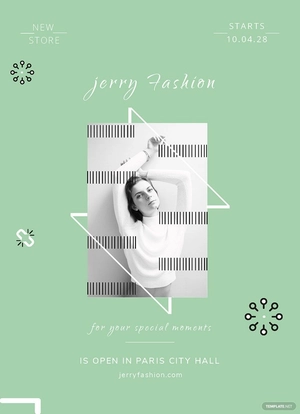 Fashion Store Invitation Template