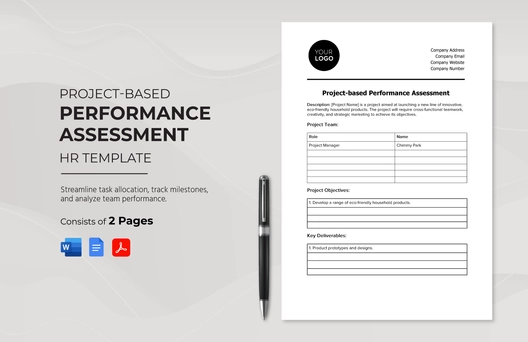 Project-based Performance Assessment HR Template