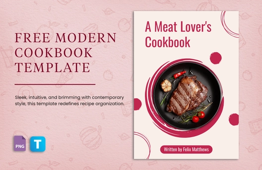 Modern Cookbook Template