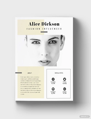 Fashion Influencer Media Kit Template
