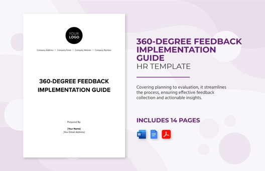 360-Degree Feedback Implementation Guide HR Template